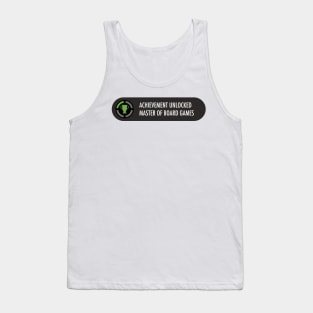 Achievement Unlocked Master of Boards Games Tank Top